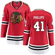 Fanatics Branded Chicago Blackhawks 41 Isaak Phillips Red Breakaway Home Women's NHL Jersey