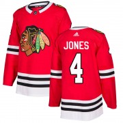 Adidas Chicago Blackhawks 4 Seth Jones Authentic Red Home Youth NHL Jersey