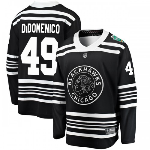 Fanatics Branded Chicago Blackhawks 49 Christopher DiDomenico Black 2019 Winter Classic Breakaway Men's NHL Jersey