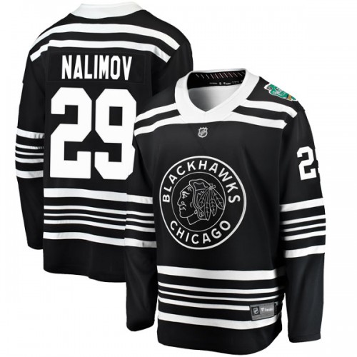 Fanatics Branded Chicago Blackhawks 29 Ivan Nalimov Black 2019 Winter Classic Breakaway Men's NHL Jersey