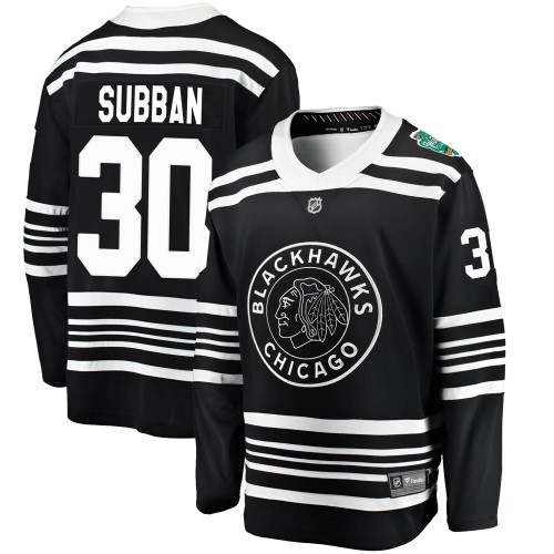 Fanatics Branded Chicago Blackhawks 30 Malcolm Subban Black ized 2019 Winter Classic Breakaway Men's NHL Jersey