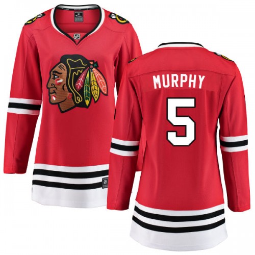 Fanatics Branded Chicago Blackhawks 5 Connor Murphy Red Home Breakaway Women's NHL Jersey
