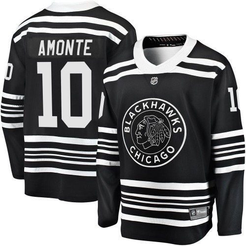 Fanatics Branded Chicago Blackhawks 10 Tony Amonte Premier Black Breakaway Alternate 2019/20 Men's NHL Jersey