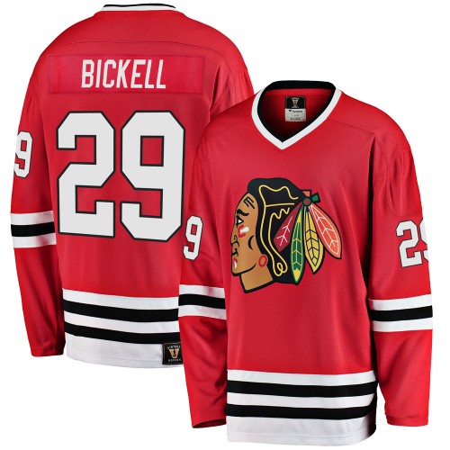 Fanatics Branded Chicago Blackhawks 29 Bryan Bickell Premier Red Breakaway Heritage Youth NHL Jersey
