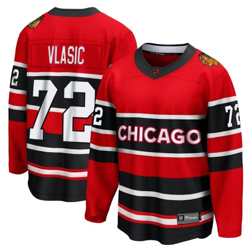 Fanatics Branded Chicago Blackhawks 72 Alex Vlasic Red Breakaway Special Edition 2.0 Men's NHL Jersey