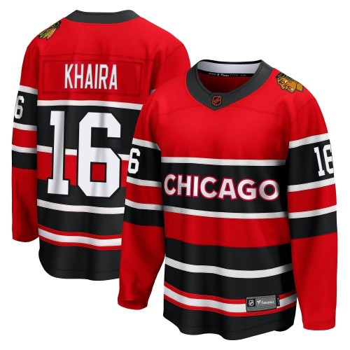 Fanatics Branded Chicago Blackhawks 16 Jujhar Khaira Red Breakaway Special Edition 2.0 Youth NHL Jersey