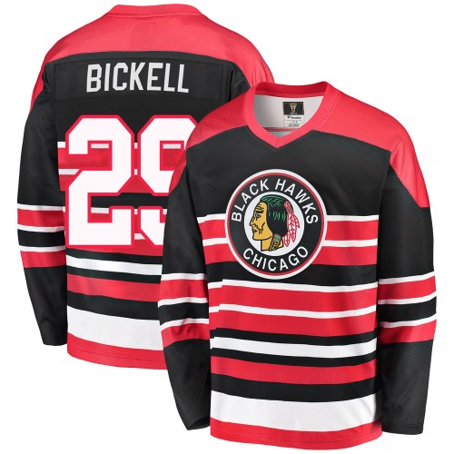 Fanatics Branded Chicago Blackhawks 29 Bryan Bickell Premier Red/Black Breakaway Heritage Men's NHL Jersey