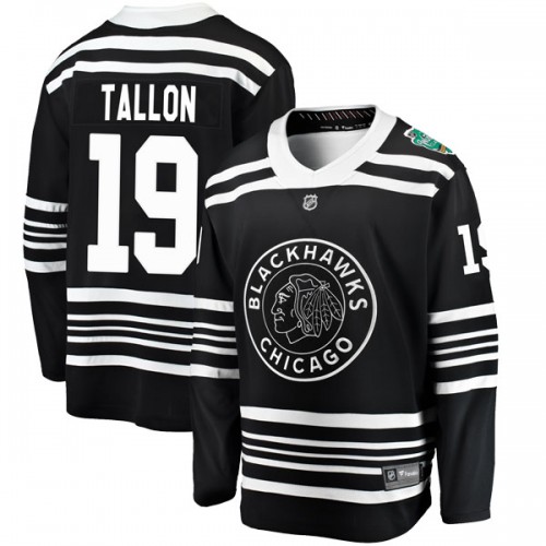 Fanatics Branded Chicago Blackhawks 19 Dale Tallon Black 2019 Winter Classic Breakaway Youth NHL Jersey