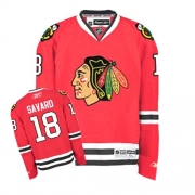 Reebok Chicago Blackhawks 18 Denis Savard Red Home Authentic NHL Jersey