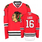 Reebok Chicago Blackhawks 16 Andrew Ladd Authentic Red Home Man NHL Jersey