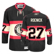 Reebok Chicago Blackhawks 27 Jeremy Roenick Authentic Black New Third Man NHL Jersey