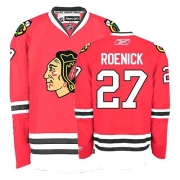 Reebok Chicago Blackhawks 27 Jeremy Roenick Premier Red Home Man NHL Jersey