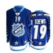 Reebok Chicago Blackhawks 19 Jonathan Toews Authentic Blue 2011 All Star NHL Jersey