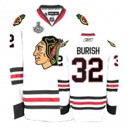 Reebok Chicago Blackhawks 32 Kris Versteeg Authentic White Man NHL Jersey with Stanley Cup Finals