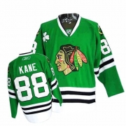 Reebok Chicago Blackhawks 88 Patrick Kane Authentic Green Man NHL Jersey