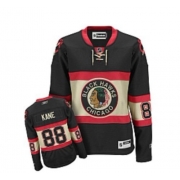 Reebok Chicago Blackhawks 88 Patrick Kane Black Women's New Third Authentic NHL Jersey