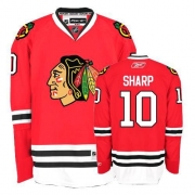 Reebok Chicago Blackhawks 10 Patrick Sharp Authentic Red Home Man NHL Jersey