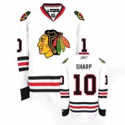 Reebok Chicago Blackhawks 10 Patrick Sharp Authentic White Man NHL Jersey