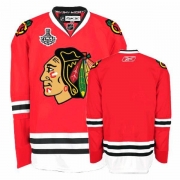 Reebok Chicago Blackhawks Authentic Blank Red Home Man NHL Jersey with Stanley Cup Finals