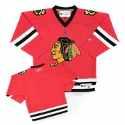 Youth Reebok Chicago Blackhawks Authentic Blank Red NHL Jersey
