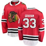 Fanatics Branded Chicago Blackhawks 33 Dirk Graham Red Breakaway Home Youth NHL Jersey