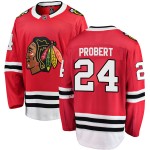Fanatics Branded Chicago Blackhawks 24 Bob Probert Red Breakaway Home Youth NHL Jersey