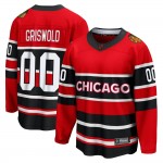 Fanatics Branded Chicago Blackhawks 00 Clark Griswold Red Breakaway Special Edition 2.0 Men's NHL Jersey