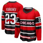 Fanatics Branded Chicago Blackhawks 23 Philipp Kurashev Red Breakaway Special Edition 2.0 Men's NHL Jersey