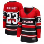 Fanatics Branded Chicago Blackhawks 23 Philipp Kurashev Red Breakaway Special Edition 2.0 Women's NHL Jersey