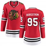 Fanatics Branded Chicago Blackhawks 95 Henrik Borgstrom Red Breakaway Home Women's NHL Jersey