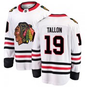 Fanatics Branded Chicago Blackhawks 19 Dale Tallon White Breakaway Away Men's NHL Jersey