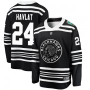 Fanatics Branded Chicago Blackhawks 24 Martin Havlat Black 2019 Winter Classic Breakaway Men's NHL Jersey