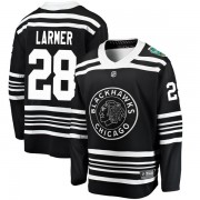 Fanatics Branded Chicago Blackhawks 28 Steve Larmer Black 2019 Winter Classic Breakaway Men's NHL Jersey