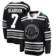 Fanatics Branded Chicago Blackhawks 7 Brent Seabrook Black 2019 Winter Classic Breakaway Men's NHL Jersey