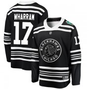 Fanatics Branded Chicago Blackhawks 17 Kenny Wharram Black 2019 Winter Classic Breakaway Men's NHL Jersey