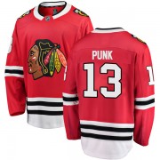 Fanatics Branded Chicago Blackhawks 13 CM Punk Red Breakaway Home Youth NHL Jersey