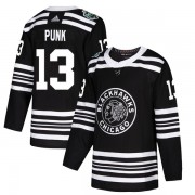 Adidas Chicago Blackhawks 13 CM Punk Authentic Black 2019 Winter Classic Men's NHL Jersey