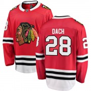 Fanatics Branded Chicago Blackhawks 28 Colton Dach Red Breakaway Home Men's NHL Jersey