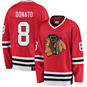 Fanatics Branded Chicago Blackhawks 8 Ryan Donato Premier Red Breakaway Heritage Youth NHL Jersey