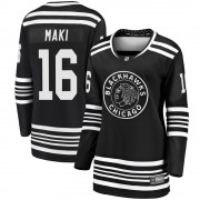 Fanatics Branded Chicago Blackhawks 16 Chico Maki Premier Black Breakaway Alternate 2019/20 Women's NHL Jersey