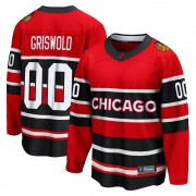 Fanatics Branded Chicago Blackhawks 00 Clark Griswold Red Breakaway Special Edition 2.0 Men's NHL Jersey