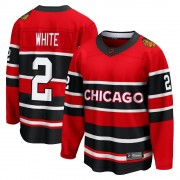 Fanatics Branded Chicago Blackhawks 2 Bill White White Breakaway Red Special Edition 2.0 Men's NHL Jersey