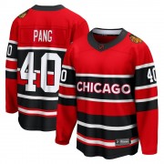 Fanatics Branded Chicago Blackhawks 40 Darren Pang Red Breakaway Special Edition 2.0 Youth NHL Jersey