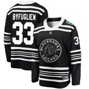 Fanatics Branded Chicago Blackhawks 33 Dustin Byfuglien Black 2019 Winter Classic Breakaway Youth NHL Jersey