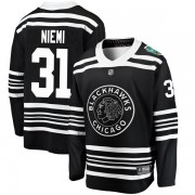 Fanatics Branded Chicago Blackhawks 31 Antti Niemi Black 2019 Winter Classic Breakaway Youth NHL Jersey