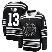 Fanatics Branded Chicago Blackhawks 13 CM Punk Black 2019 Winter Classic Breakaway Youth NHL Jersey