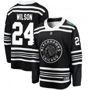 Fanatics Branded Chicago Blackhawks 24 Doug Wilson Black 2019 Winter Classic Breakaway Youth NHL Jersey