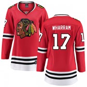 Fanatics Branded Chicago Blackhawks 17 Kenny Wharram Red Breakaway Home Women's NHL Jersey