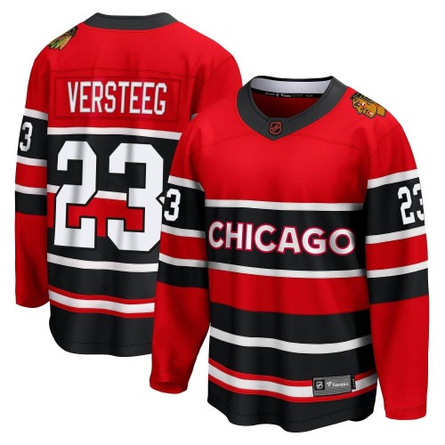 Fanatics Branded Chicago Blackhawks 23 Kris Versteeg Red Breakaway Special Edition 2.0 Men's NHL Jersey