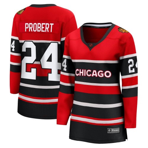 Fanatics Branded Chicago Blackhawks 24 Bob Probert Red Breakaway Special Edition 2.0 Women's NHL Jersey